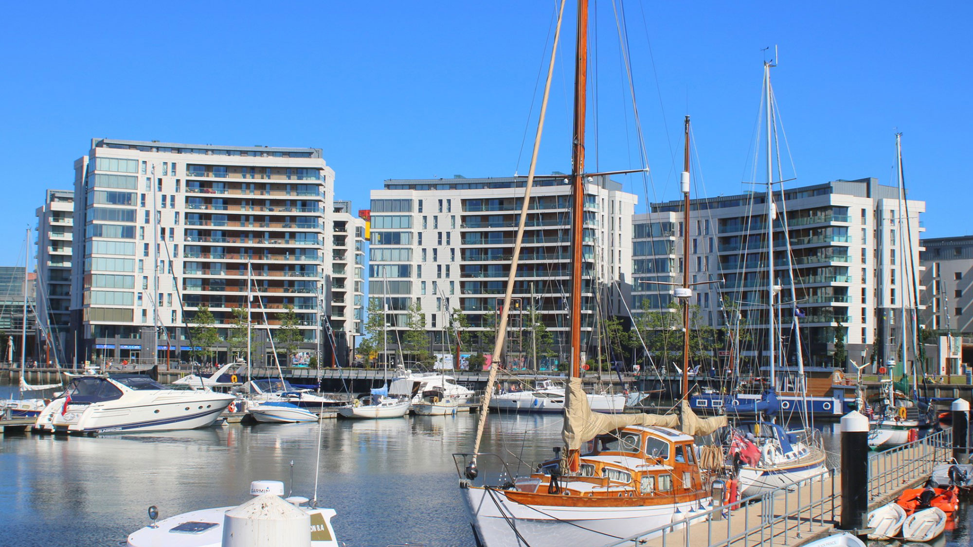 Titanic Quarter apartments at the docks